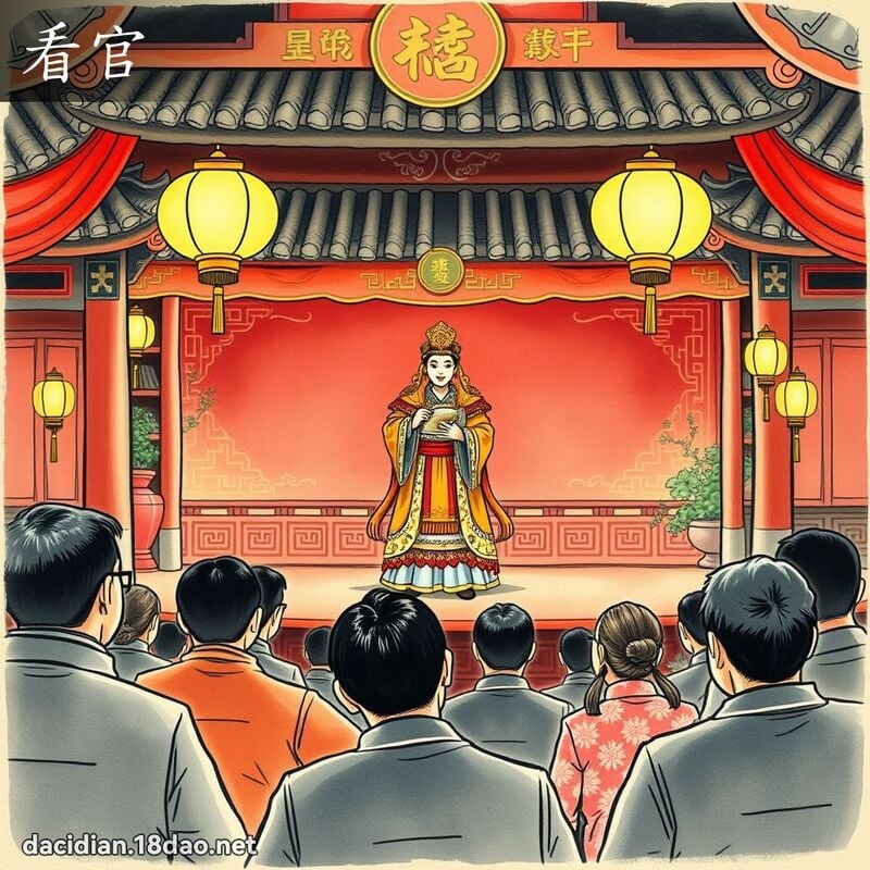 看官 - 國語大辭典配圖