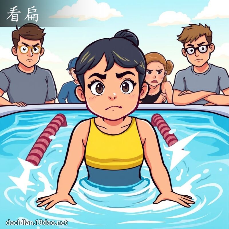看扁 - 國語大辭典配圖