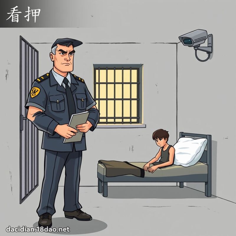 看押 - 國語大辭典配圖