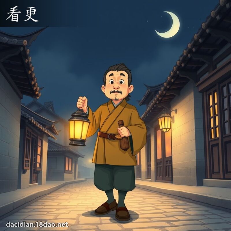 看更 - 国语大辞典配图