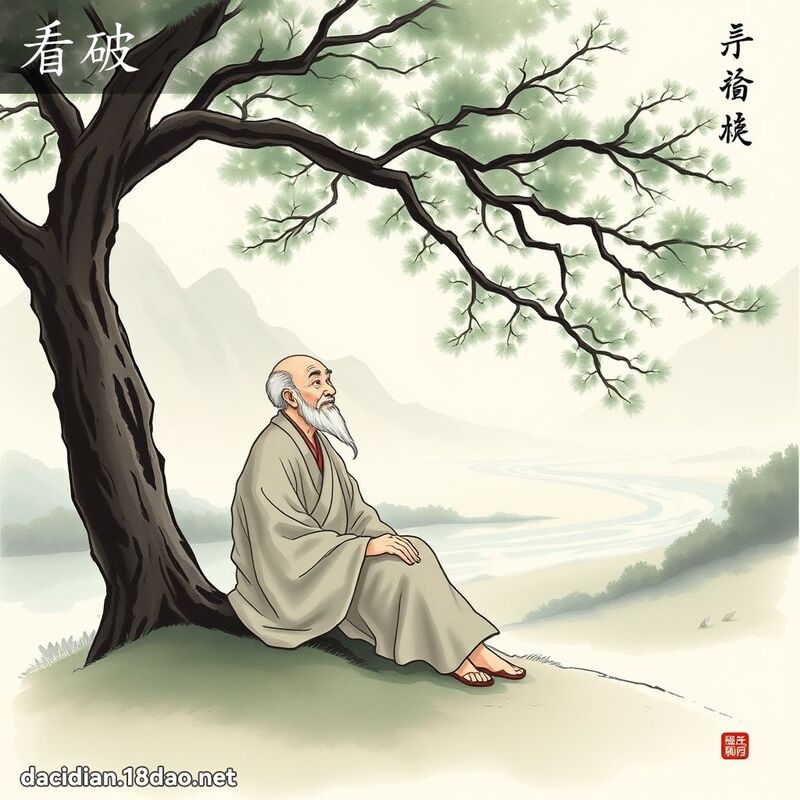 看破 - 國語大辭典配圖