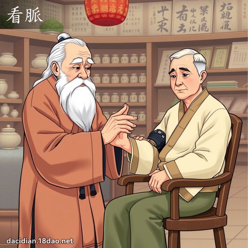 看脈 - 國語大辭典配圖
