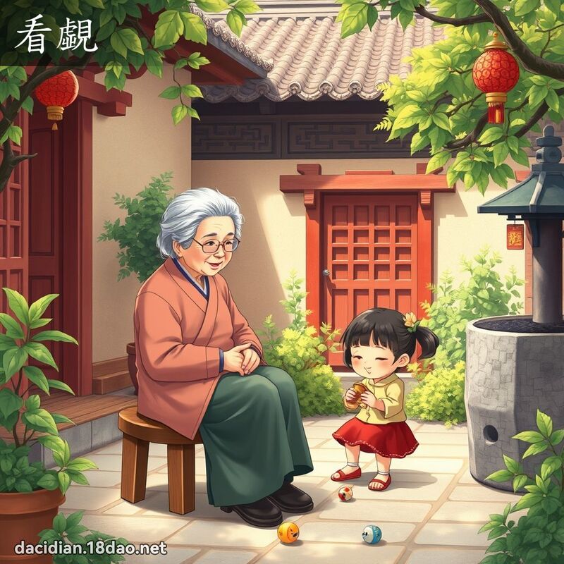 看覷 - 国语大辞典配图