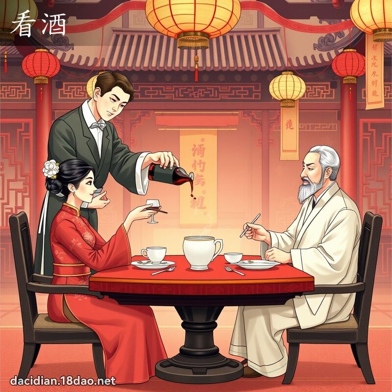 看酒 - 國語大辭典配圖