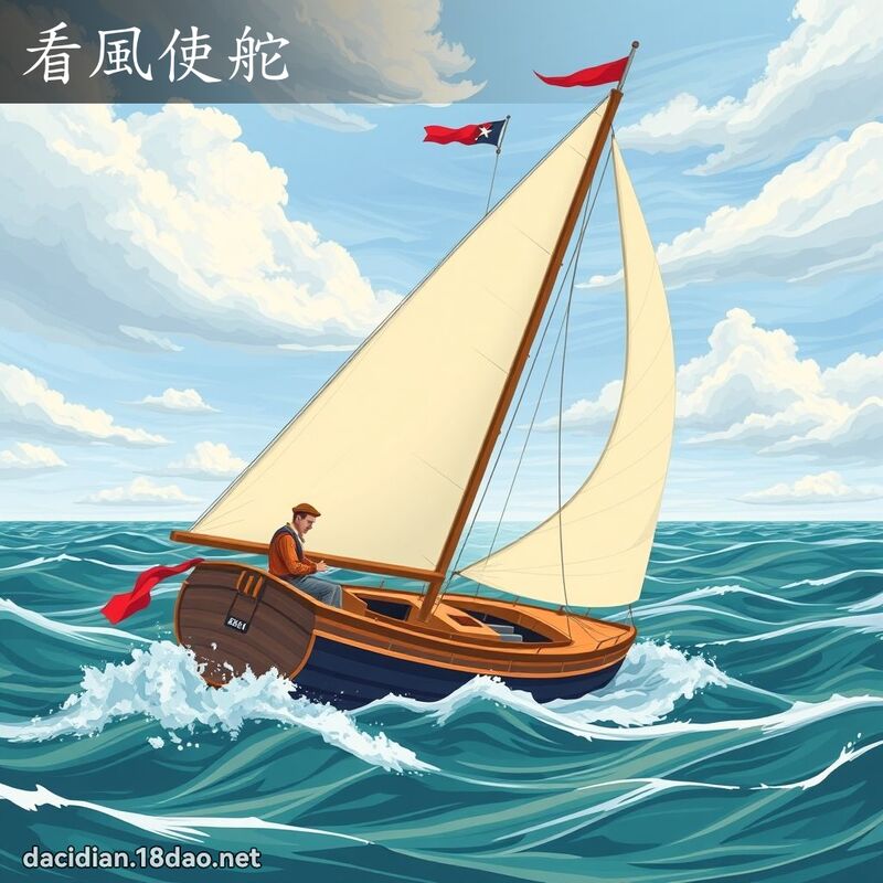 看風使舵 - 國語大辭典配圖