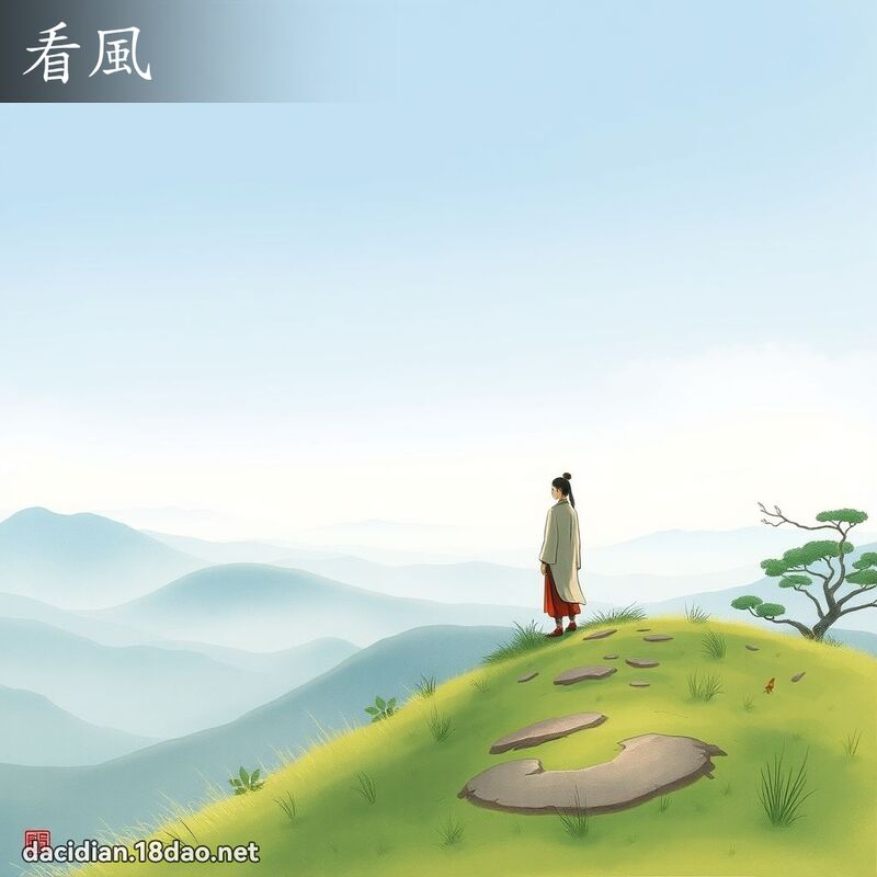 看風 - 國語大辭典配圖