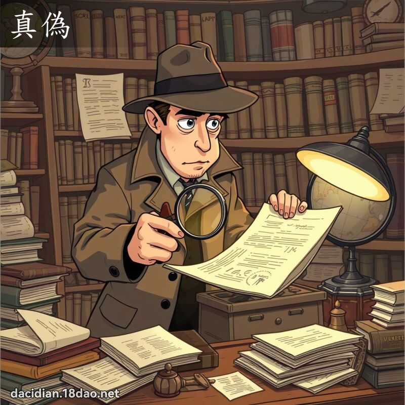 真偽 - 国语大辞典配图
