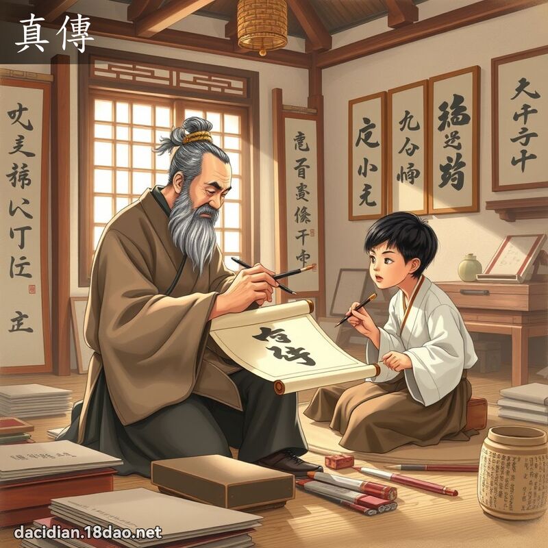 真傳 - 國語大辭典配圖
