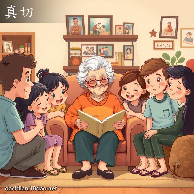 真切 - 国语大辞典配图