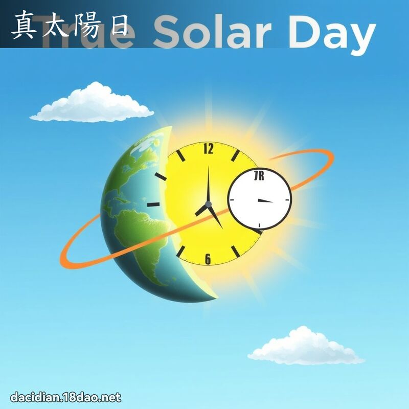真太阳日 - 国语大辞典配图