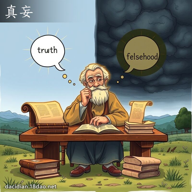 真妄 - 國語大辭典配圖