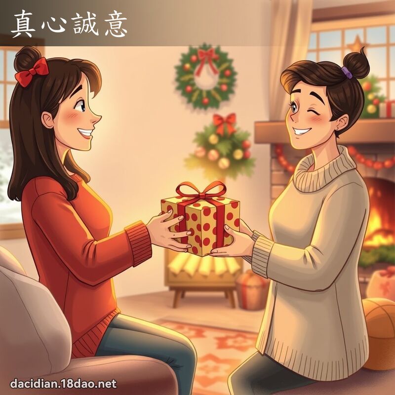 真心誠意 - 國語大辭典配圖