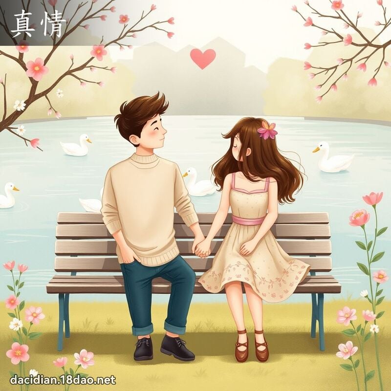 真情 - 國語大辭典配圖