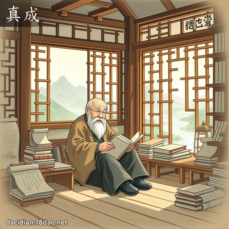 真成 - 国语大辞典配图