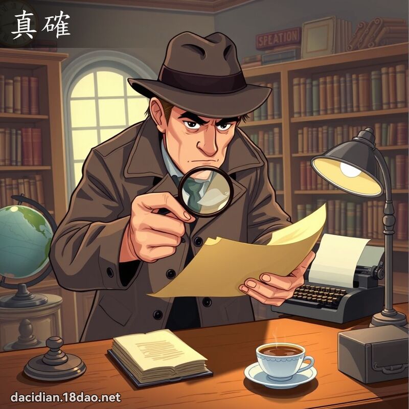 真確 - 国语大辞典配图