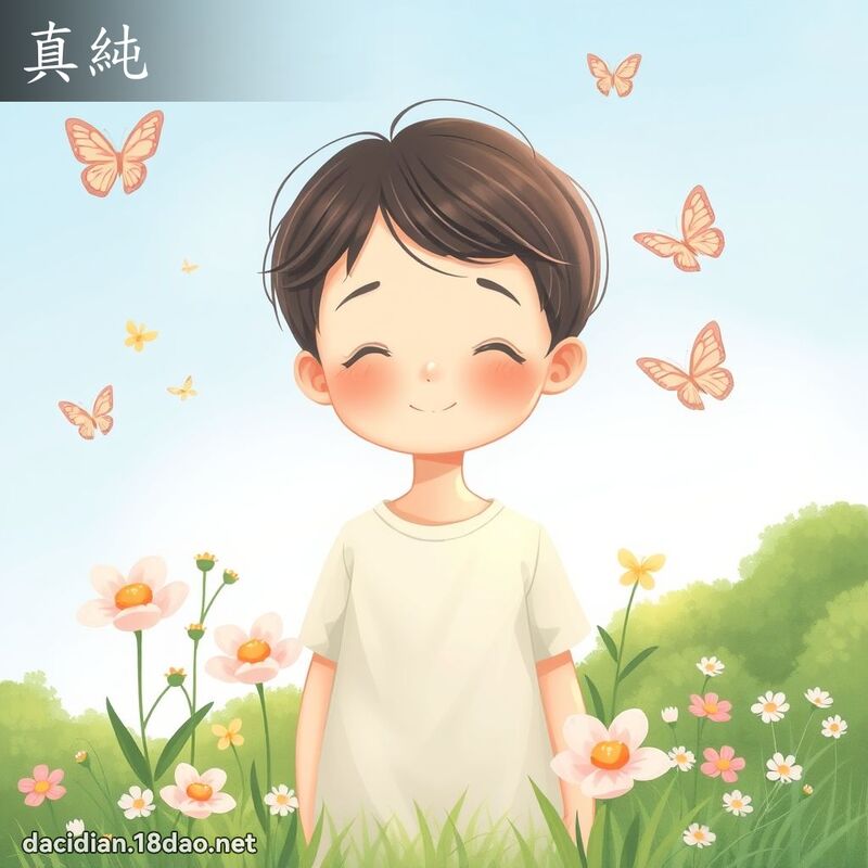 真纯 - 国语大辞典配图