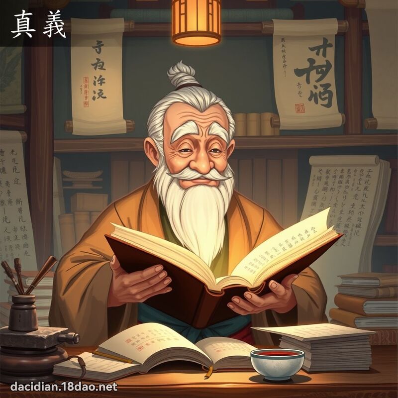 真義 - 國語大辭典配圖