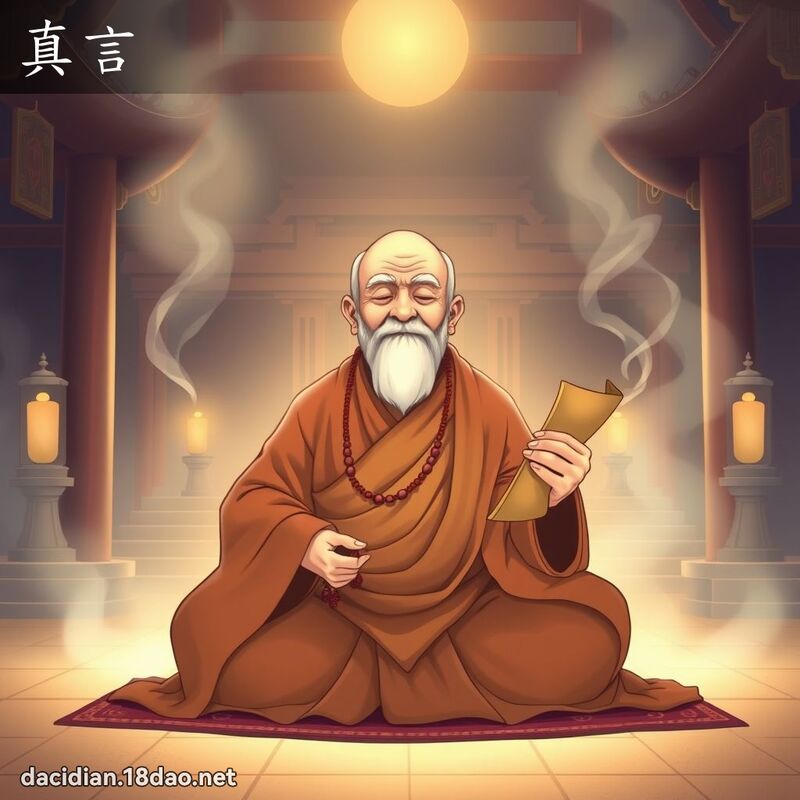 真言 - 国语大辞典配图