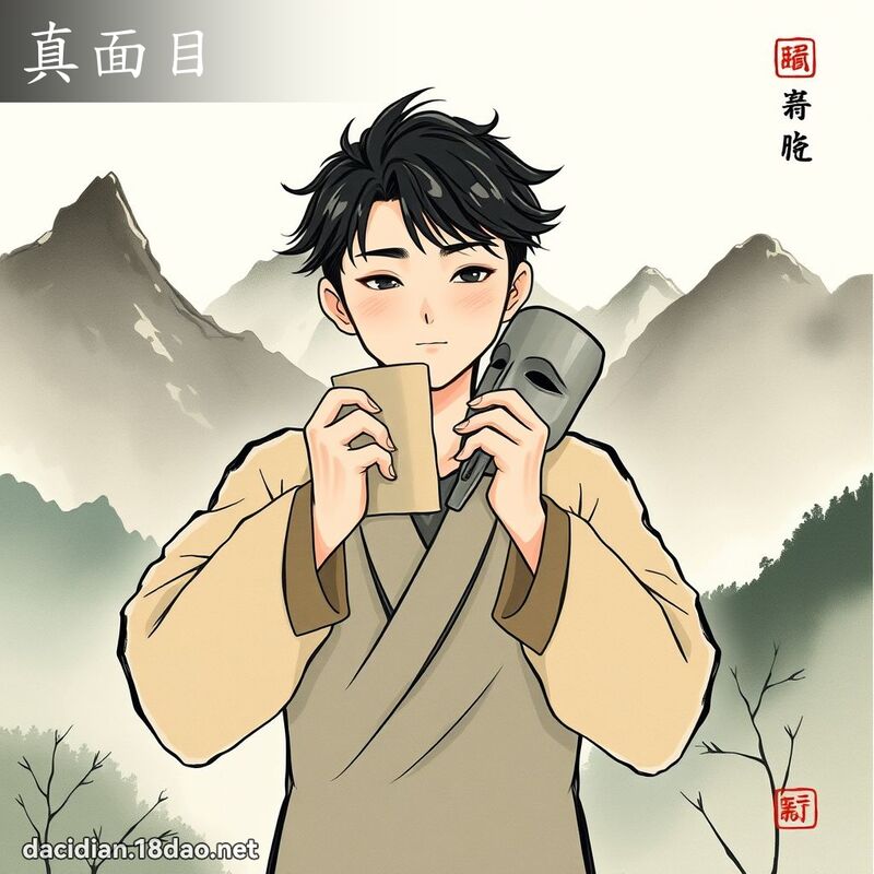 真面目 - 國語大辭典配圖