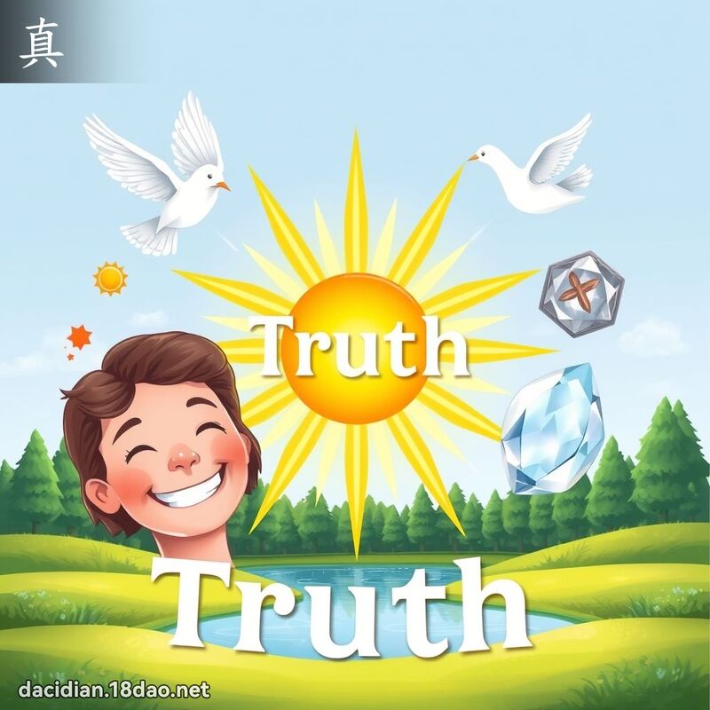 真 - 国语大辞典配图
