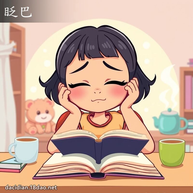眨巴 - 國語大辭典配圖