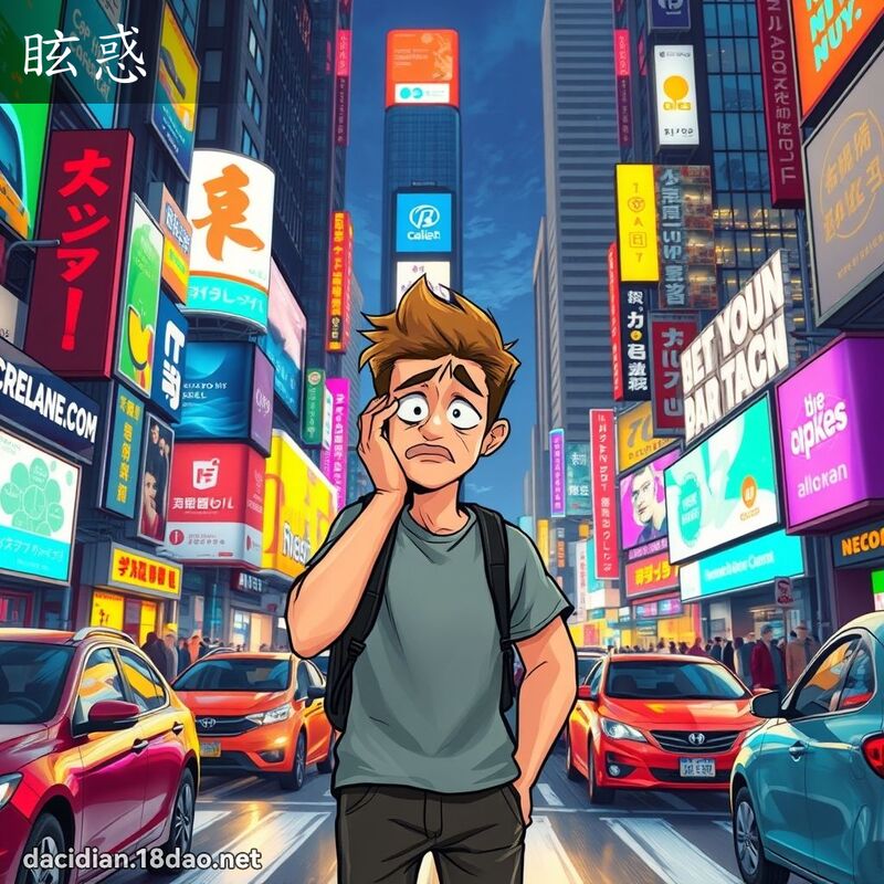 眩惑 - 国语大辞典配图