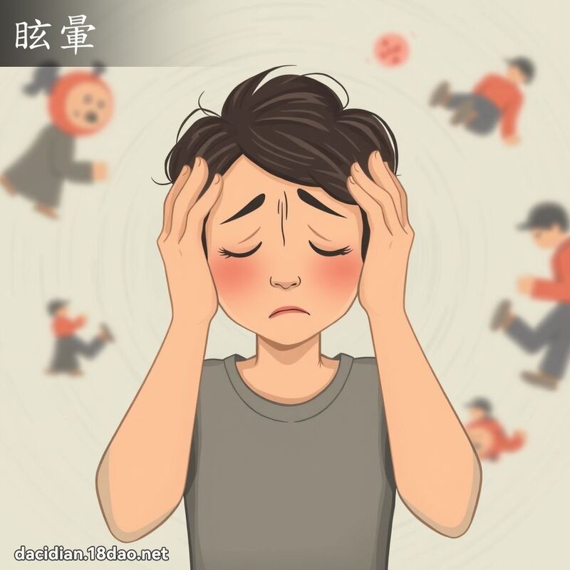 眩暈 - 國語大辭典配圖