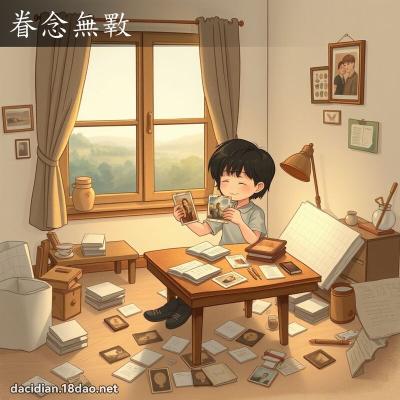 眷念無斁 - 國語大辭典配圖