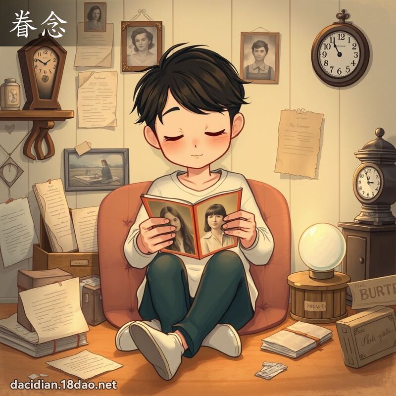 眷念 - 国语大辞典配图