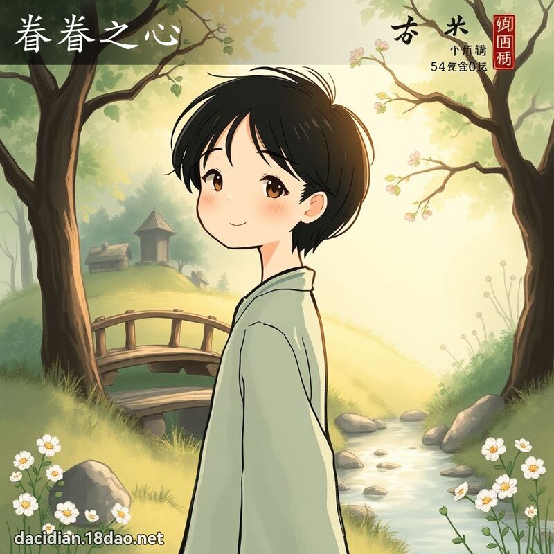 眷眷之心 - 國語大辭典配圖