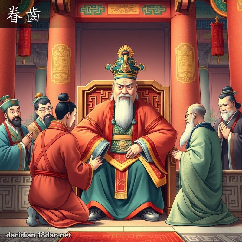 眷齿 - 国语大辞典配图