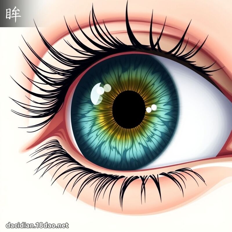 眸 - 國語大辭典配圖