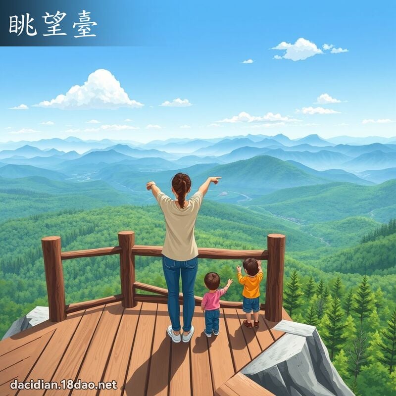 眺望台 - 国语大辞典配图