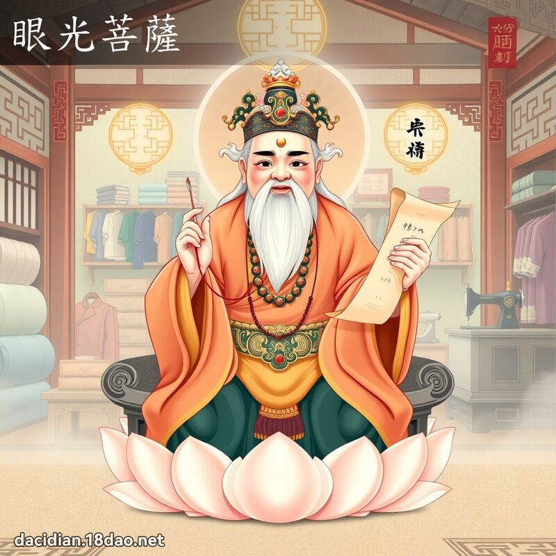 眼光菩薩 - 國語大辭典配圖