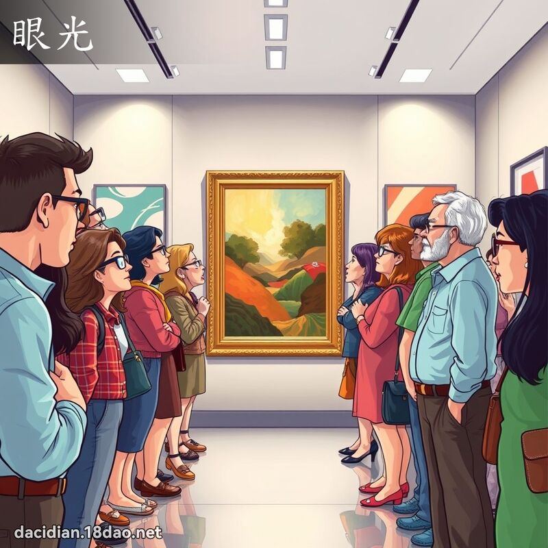 眼光 - 国语大辞典配图