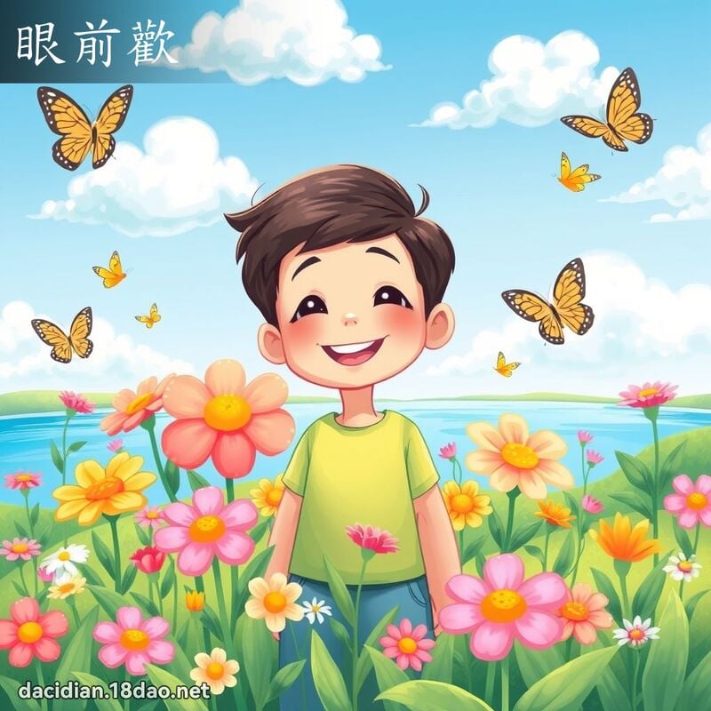 眼前欢 - 国语大辞典配图