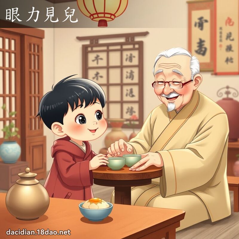 眼力見兒 - 國語大辭典配圖