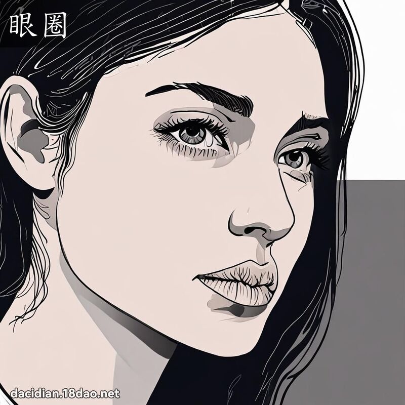 眼圈 - 國語大辭典配圖