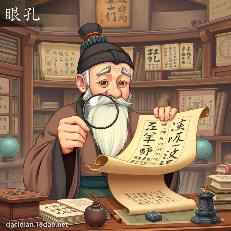 眼孔 - 國語大辭典配圖
