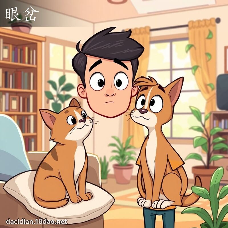 眼岔 - 國語大辭典配圖