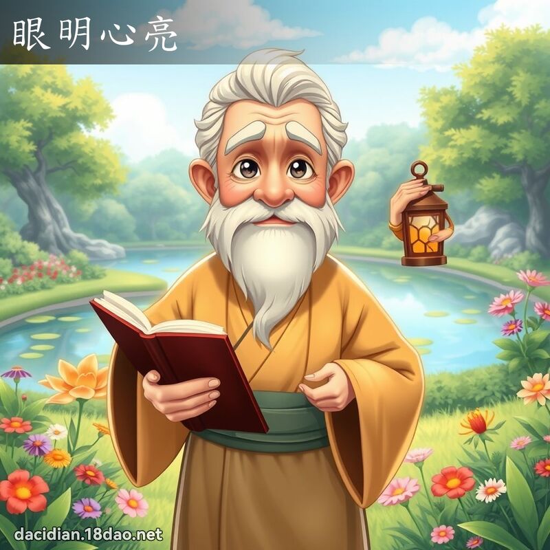 眼明心亮 - 國語大辭典配圖