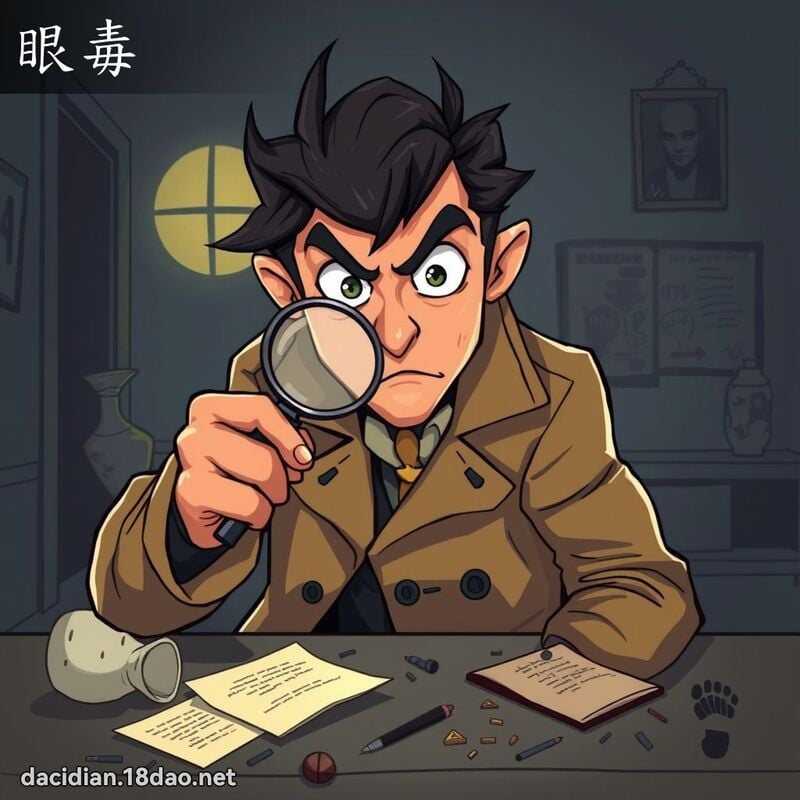 眼毒 - 國語大辭典配圖