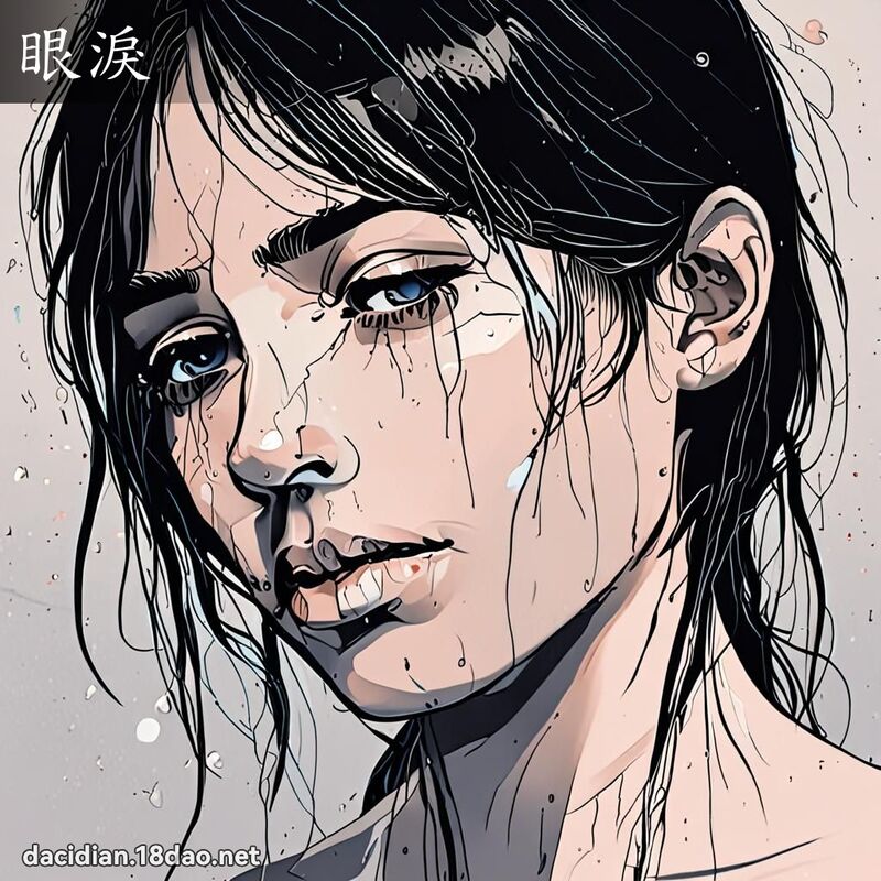 眼淚 - 國語大辭典配圖