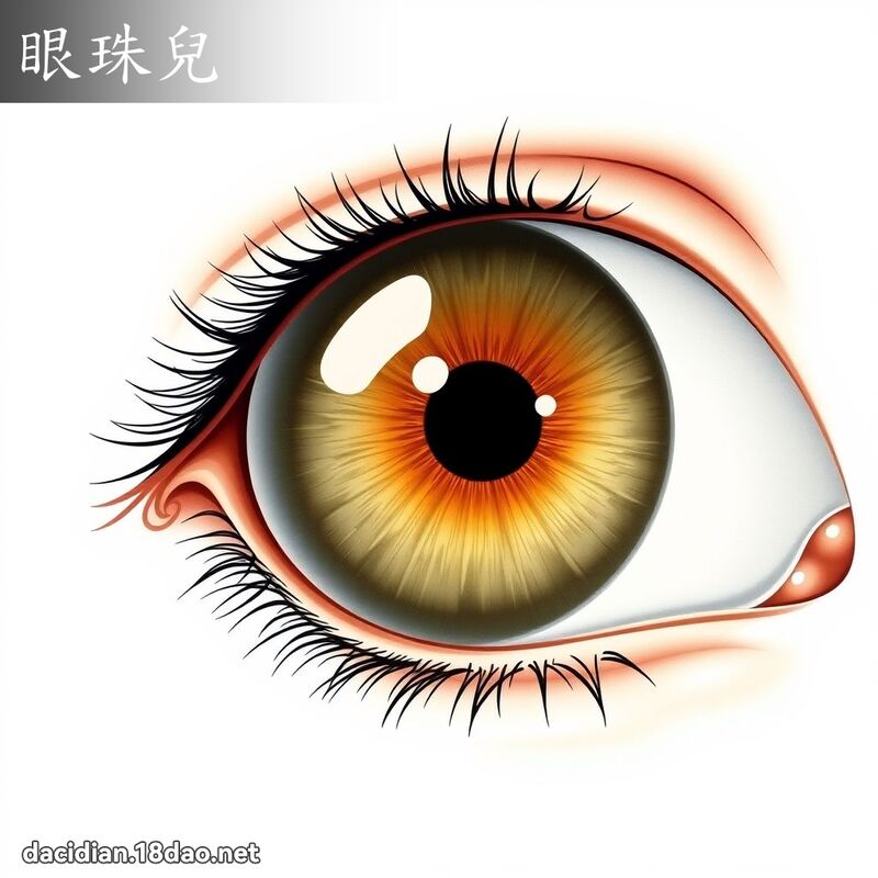 眼珠兒 - 國語大辭典配圖