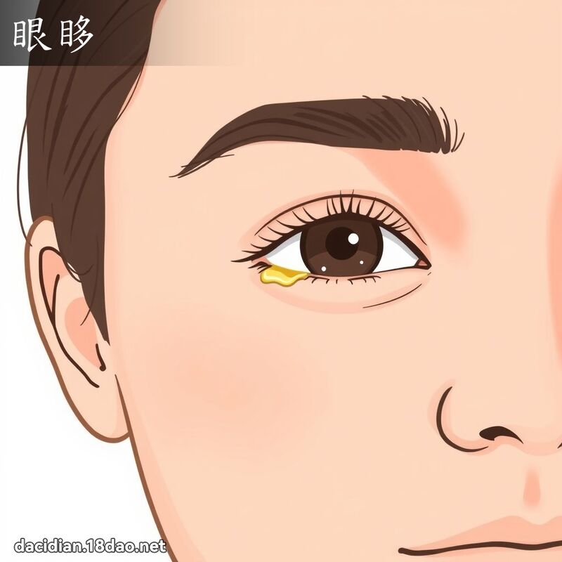 眼眵 - 国语大辞典配图