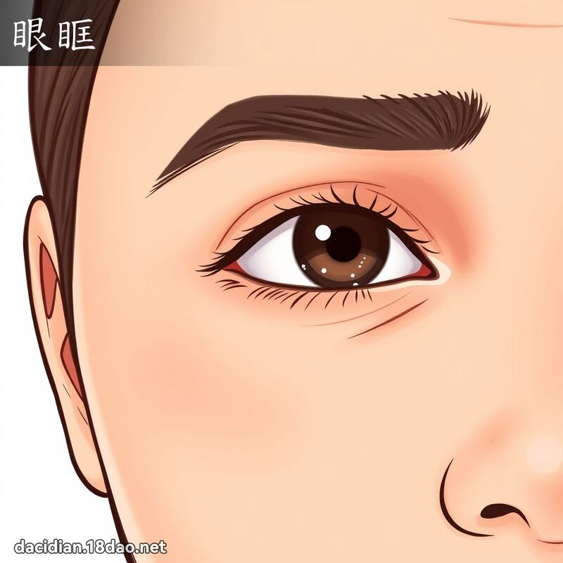 眼眶 - 國語大辭典配圖