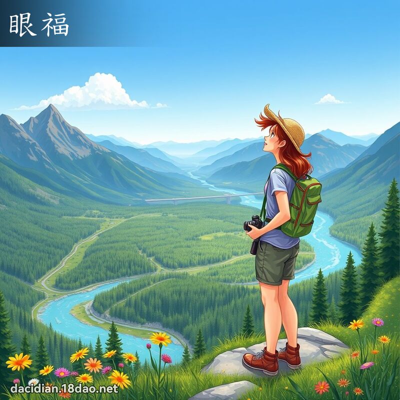 眼福 - 國語大辭典配圖