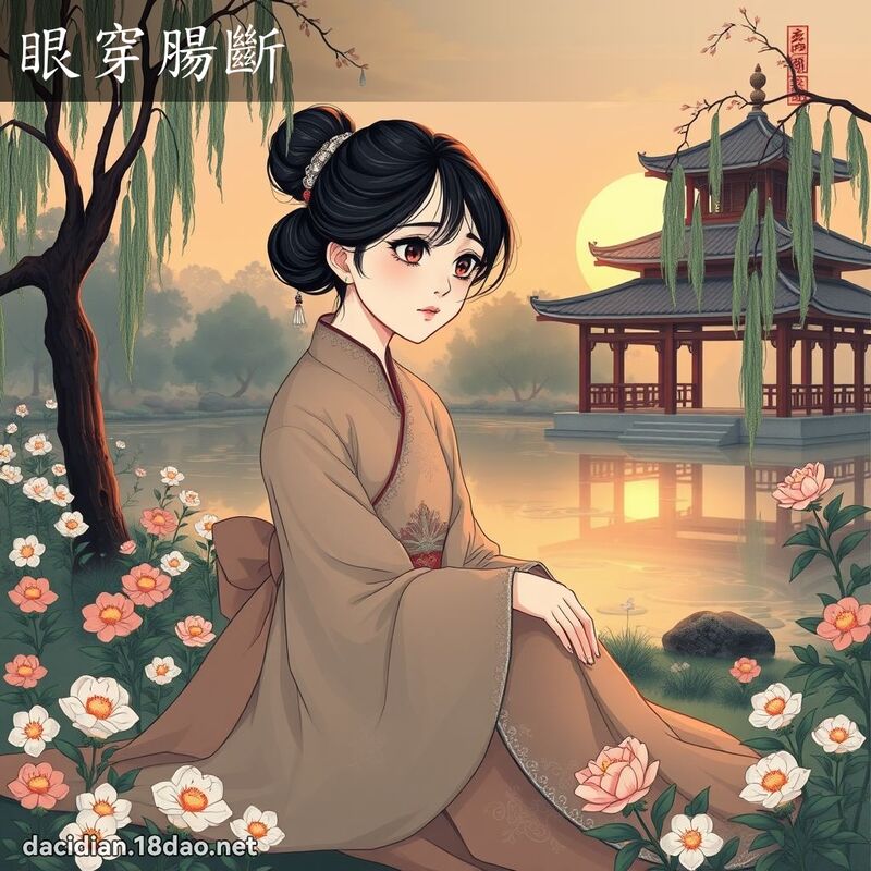 眼穿腸斷 - 國語大辭典配圖