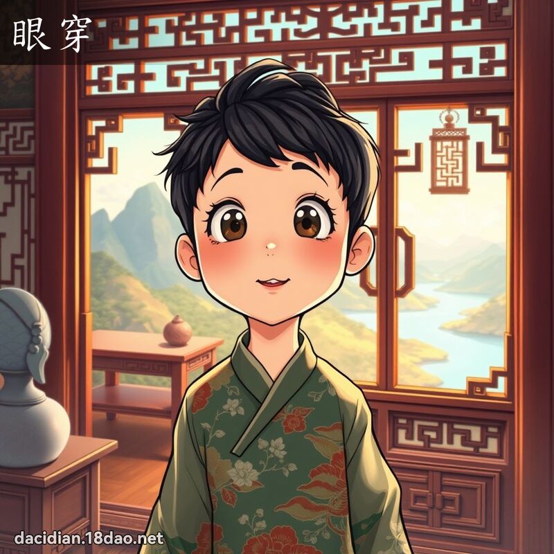 眼穿 - 國語大辭典配圖