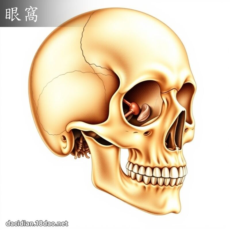 眼窝 - 国语大辞典配图